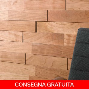 Pannelli Murali in VERO LEGNO Ciliegio Scuro - Conf. 1 MQ