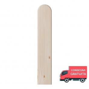 Onlywood Stecche in legno per balcone - Tondo Liscio in Abete 30-160 cm - 15 colori