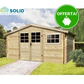 Onlywood Casetta in legno da giardino SAT 388 x 298 x 218 h. cm
