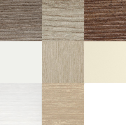 Porte interne in legno varianti di colore