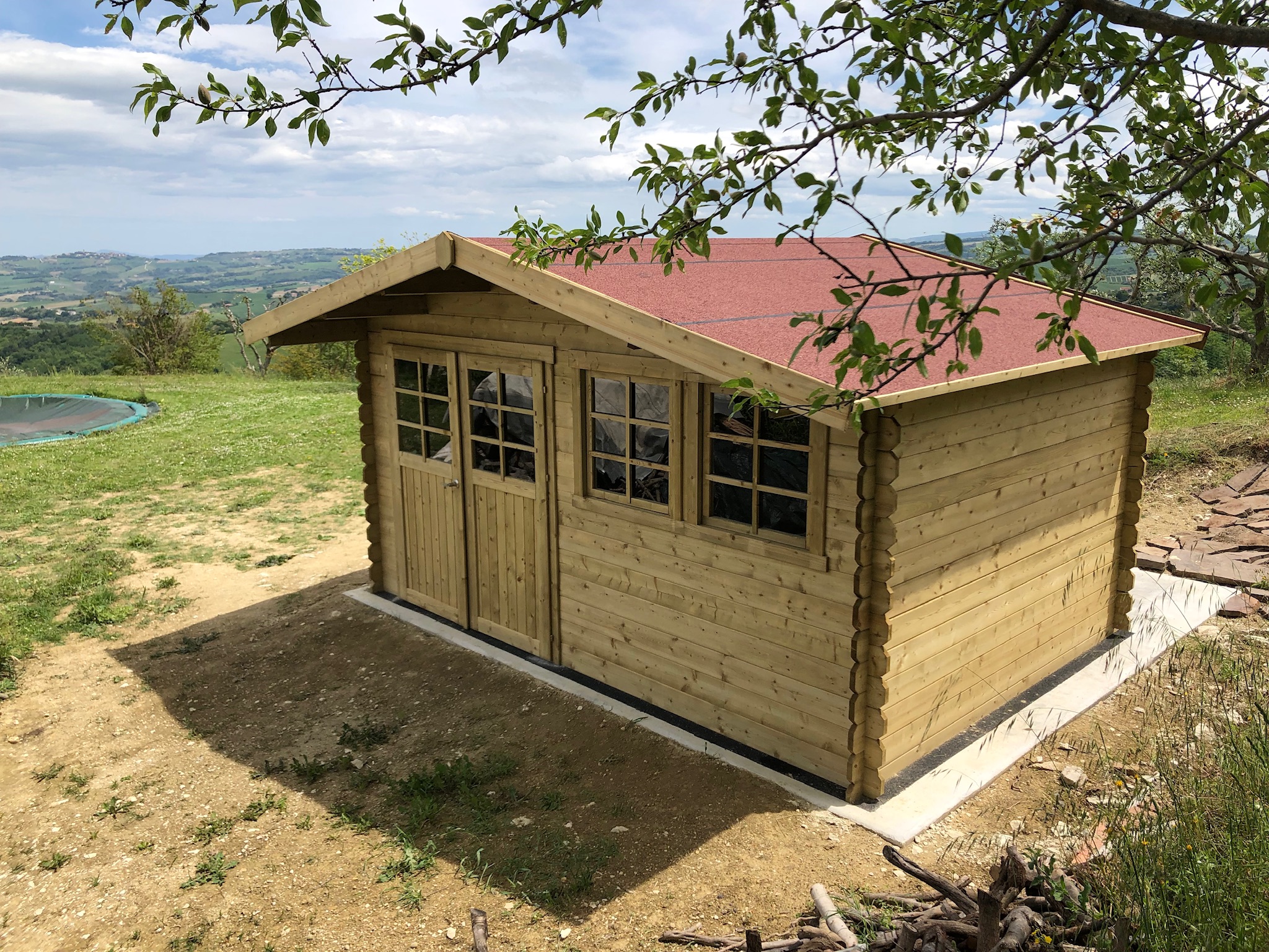 Casetta in legno da giardino in autoclave