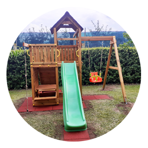 Parco giochi in legno per bambini Onlywood