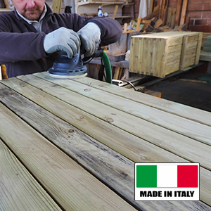 Staccionata in legno made in Italy