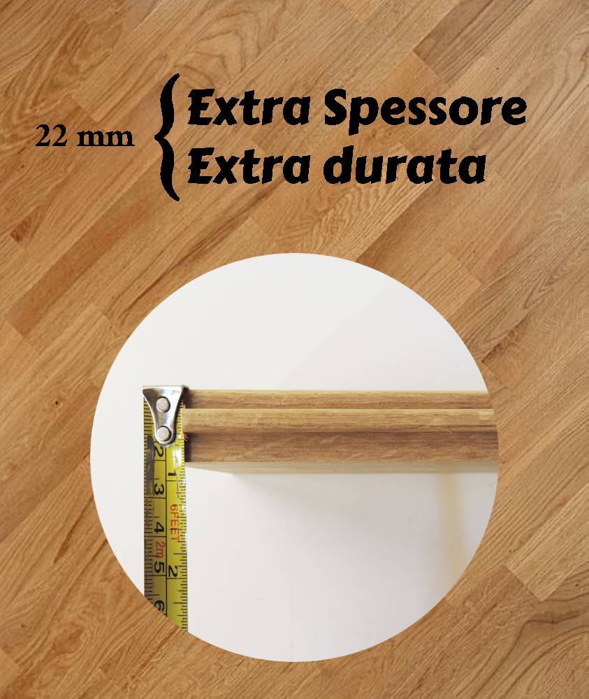 Parquet con spessore extra di 2,2 cm