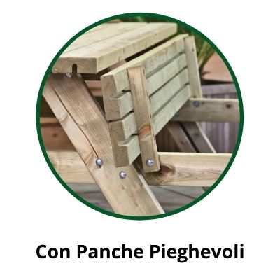 Tavolo da picnic in legno 