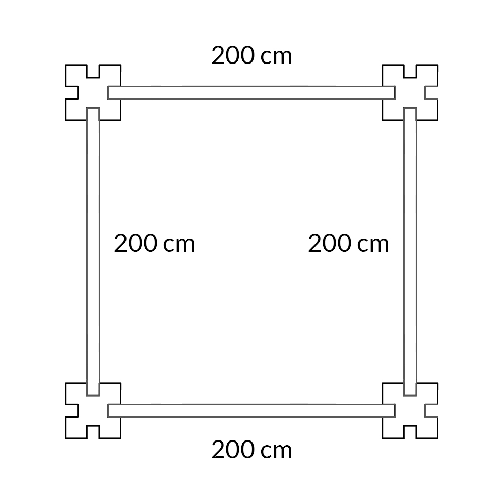 Orto 200 x 200 cm