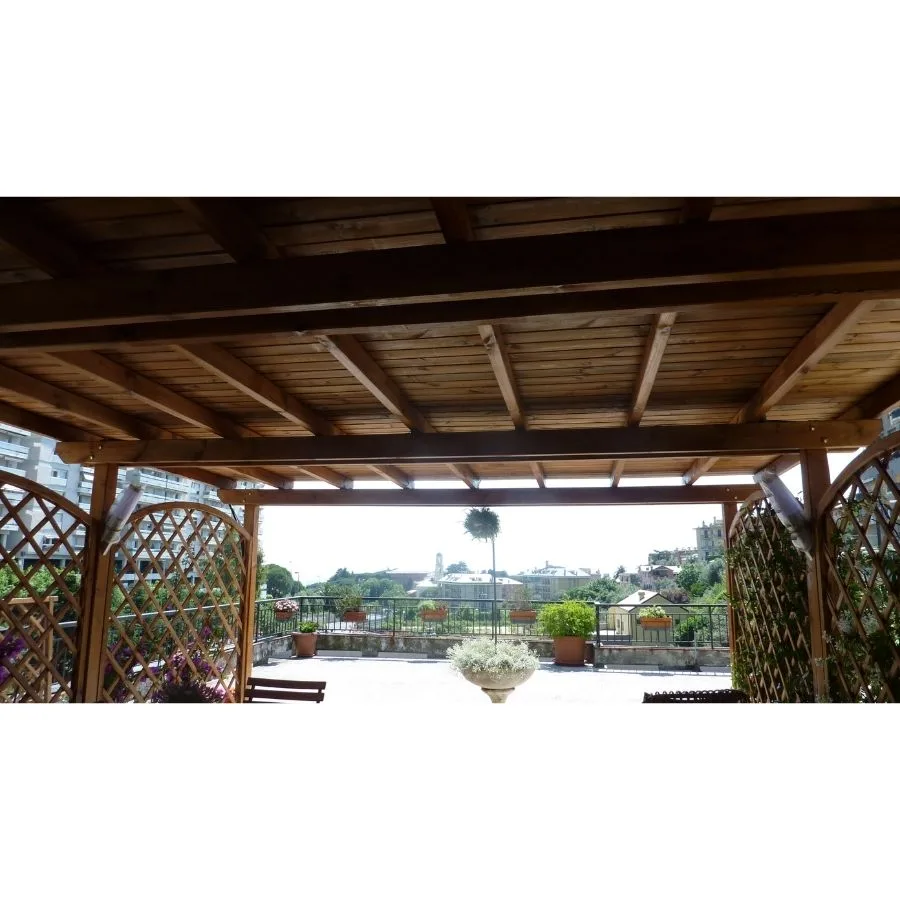 Perline impregnate per copertura pergola al Metro Quadro-41949