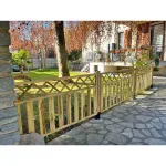 Onlywood Steccato in Legno NAIROBI in legno impregnato 180 x 90 h. cm - foto 21