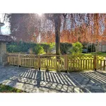 Onlywood Steccato in Legno NAIROBI in legno impregnato 180 x 90 h. cm - foto 20