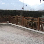 Onlywood Steccato in Legno NAIROBI in legno impregnato 180 x 90 h. cm - foto 7