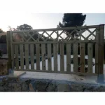 Onlywood Steccato in Legno NAIROBI in legno impregnato 180 x 90 h. cm - foto 9