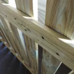 Steccato in Legno PROFESSIONALE in Pino Impregnato 180 x 100 h. cm - foto 7