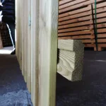 Steccato in Legno PROFESSIONALE in Pino Impregnato 180 x 100 h. cm - foto 5