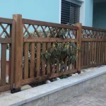 Onlywood Steccato in Legno NAIROBI in legno impregnato 180 x 90 h. cm - foto 4