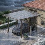 Onlywood Carport Copertura auto PROTEGO 3 x 5 metri legno impregnato - immagine 3