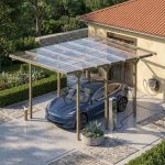 Onlywood Carport Copertura auto PROTEGO 3 x 5 metri legno impregnato - immagine 5