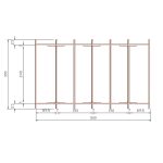 Onlywood Copertura in legno per auto 3 x 5 metri in legno impregnato classe 3-30176