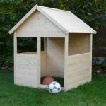 Casetta in legno per bambini BIMBI 120 x 120 cm-0
