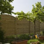 Pannello Frangivista Legno LUSSO ELEGANT Pino Trattato in Autoclave - AD ONDA - 180 x 160/180 h. cm - ANTIVENTO-37404