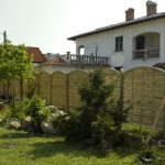 Pannello Frangivista Legno LUSSO ELEGANT Pino Trattato in Autoclave - AD ONDA - 180 x 160/180 h. cm - ANTIVENTO-37406