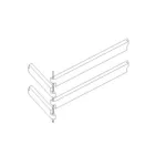 Onlywood Fioriera in legno LINEA PROFESSIONALE 120x50x45,5 h cm con Rivestimento - foto 11