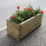 Onlywood Fioriera in legno LINEA PROFESSIONALE 120x50x45,5 h cm con Rivestimento - foto 3