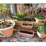 Fioriera in legno LINEA PROFESSIONALE 180x50x45,5 h cm con Rivestimento-48291