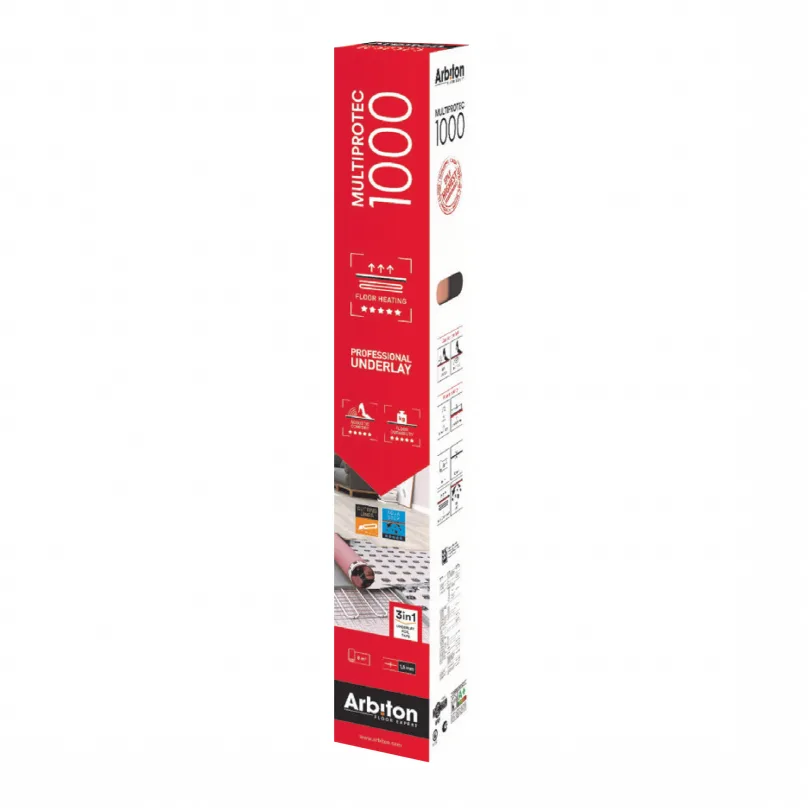 Sottopavimento per Laminato MULTIPROTEC 1,5 mm per Riscaldamento a Pavimento - Rotolo 8 Mq-0 Sottopavimento per Laminato MULTIPROTEC 1,5 mm per Riscaldamento a Pavimento - Rotolo 8 Mq-0
