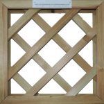 Grigliati in Legno SU MISURA Trattati - Maglia 10 cm-0