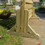 Piedistallo MAGIC EASEL in legno per grigliati-frangivista-25036