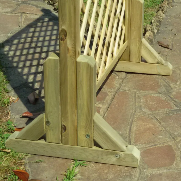 Piedistallo MAGIC EASEL in legno per grigliati-frangivista-0