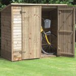 Onlywood Armadio da Esterno in Legno Impregnato 200 X 90 x 161 h. cm ARMADIONE 160-38604