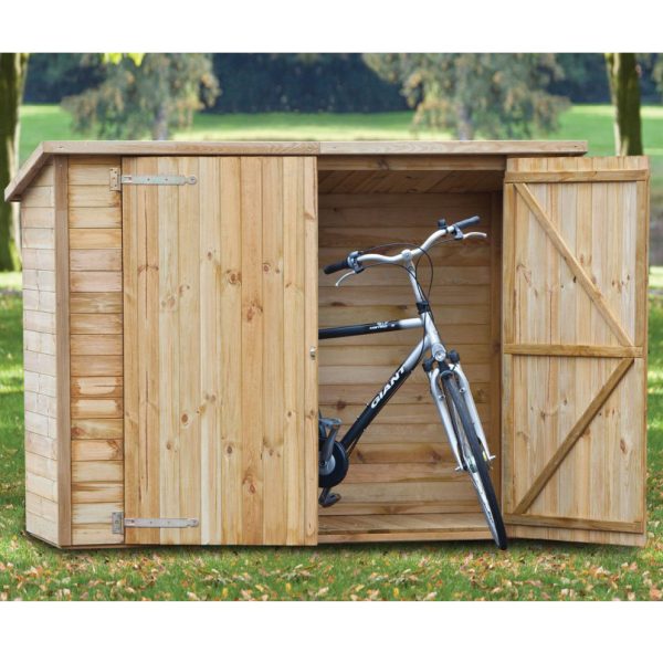 Onlywood Armadio da Esterno in Legno Impregnato 200 X 90 x 161 h. cm ARMADIONE 160-0