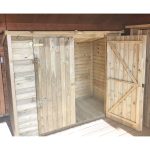 Onlywood Armadio da Esterno in Legno Impregnato 200 X 90 x 161 h. cm ARMADIONE 160-54385