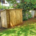 Onlywood Armadio da Esterno in Legno Impregnato 200 X 90 x 161 h. cm ARMADIONE 160-80783