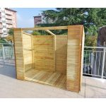 Onlywood Armadio da Esterno in Legno Impregnato 200 X 90 x 161 h. cm ARMADIONE 160-58776