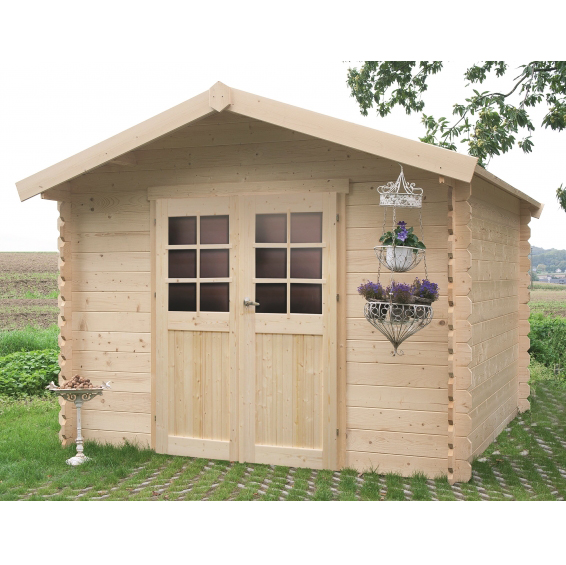 Casetta NIMES in legno IMPREGNATO 238 x 238 x 239 h. cm-0