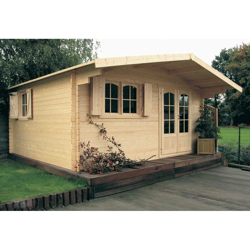 Casetta in legno CHAMONIX III 478 x 418 x 253 h. cm-0 Casetta in legno CHAMONIX III 478 x 418 x 253 h. cm-0