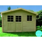Casetta CHIMAY in legno IMPREGNATO 358 x 298 x 239 h. cm-25607