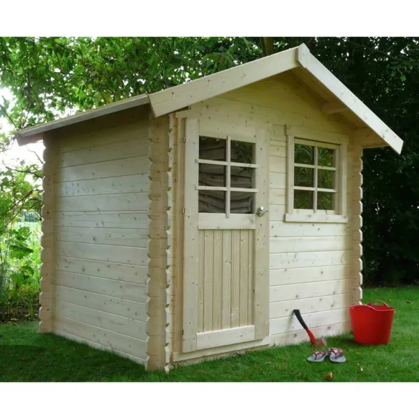 Casetta in legno IMPREGNATO per esterno LAVAL 238 x 198 x 239 h. cm-0