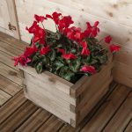 Fioriera in legno di pino impregnato in autoclave TULIPANO 40 x 40 x 32,5 h cm -0