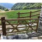 Cancello in Legno modello RUSTICO Impregnato in Autoclave 200 x 120 cm - foto 3