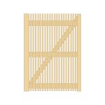 Cancello in Legno Pedonale modello ANTWERP 100 x 180 cm-27239