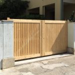 Cancello in Legno Doppio modello OSTEND 350 x 180 cm-39707