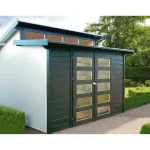 Casetta in legno MILANO 298 x 298 x 263 h. cm-26969