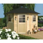 Casetta in legno NANCY 255 x 255 x 274 h. cm-0