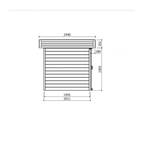 Casetta in legno OSLO 301 x 201 x 255 h. cm-26914