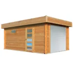 Garage-Box MODERN 358 x 538 x 256 h. cm con portone motorizzato-42291