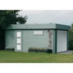Garage-Box MODERN 358 x 538 x 256 h. cm con portone motorizzato-27001