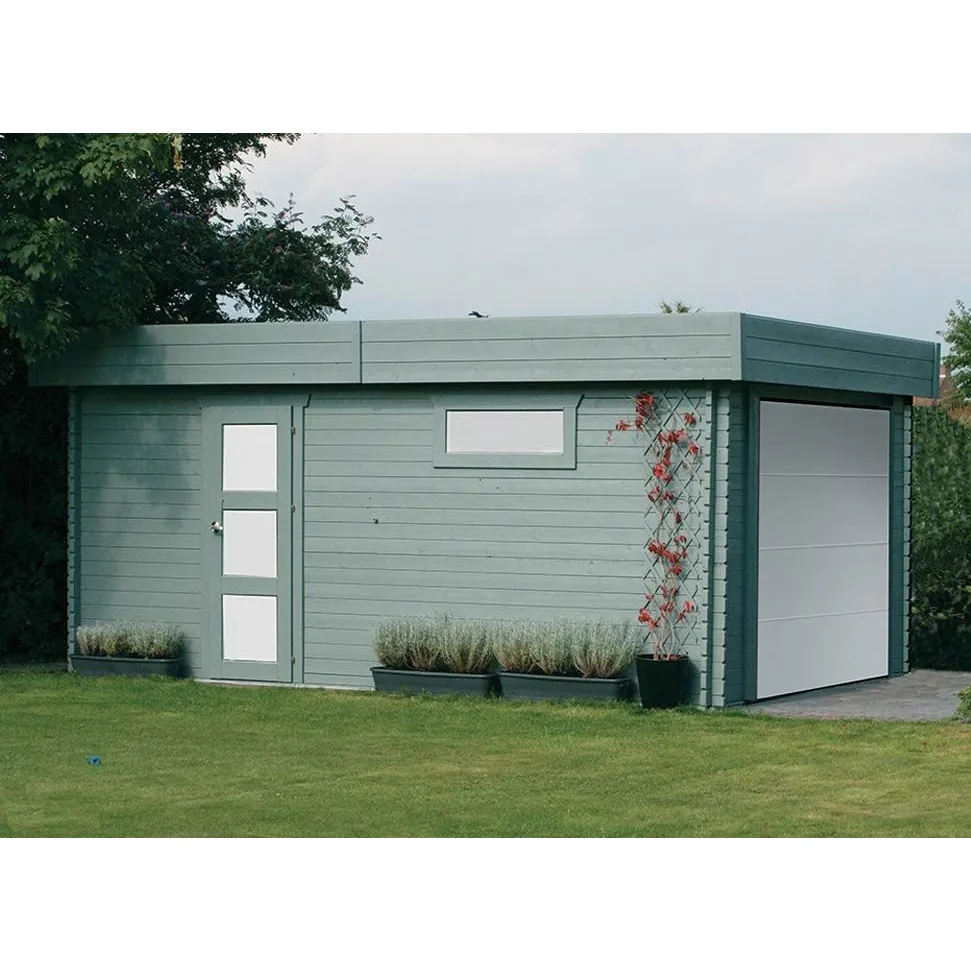 Garage-Box MODERN 358 x 538 x 256 h. cm con portone motorizzato-27001